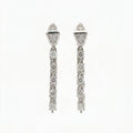 925 Sterling Silver Dangling Snake Earrings