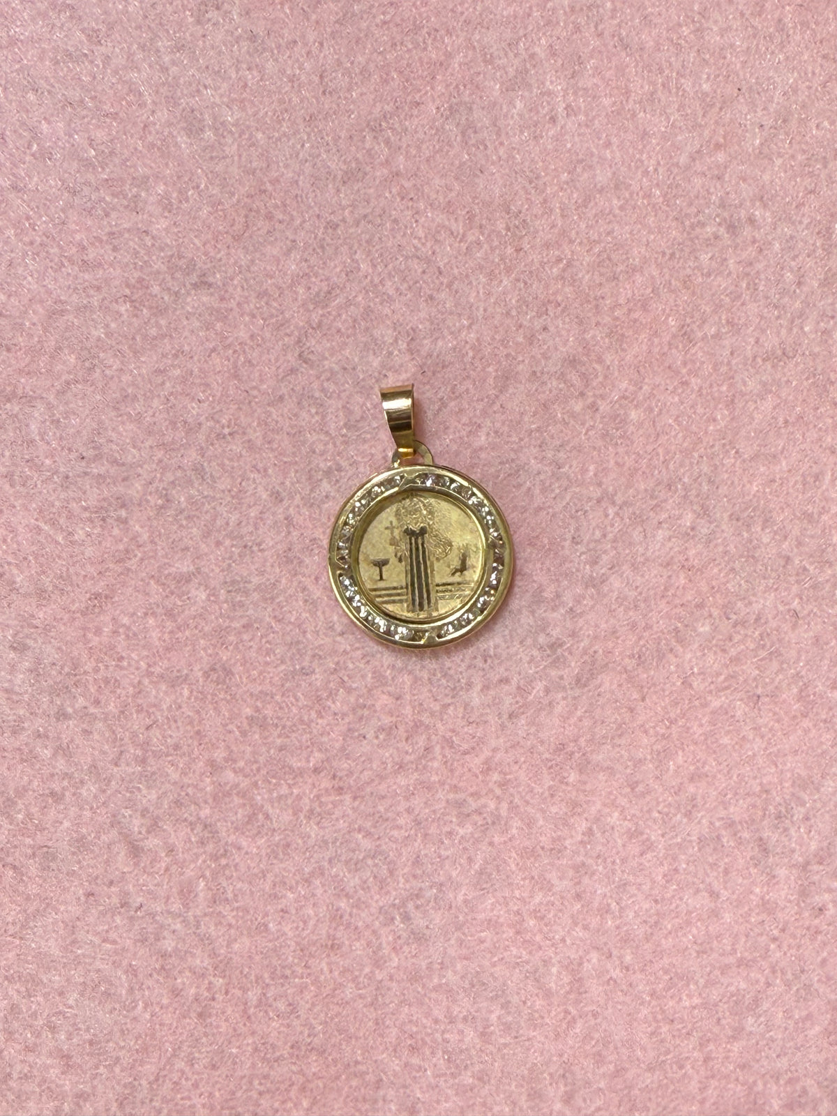 10K Gold Saint Benedict Medal Pendant