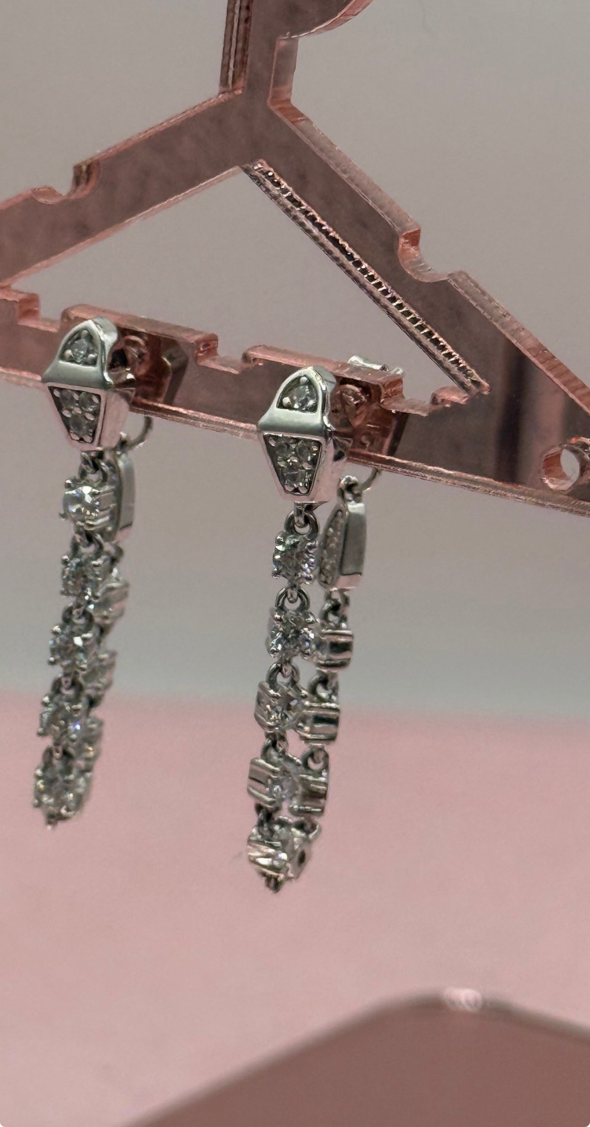 925 Sterling Silver Dangling Snake Earrings