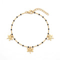 Stainless Steel Dragonfly Charm Anklet