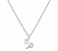 925 Sterling Silver Capricorn Zodiac Necklace – 18"