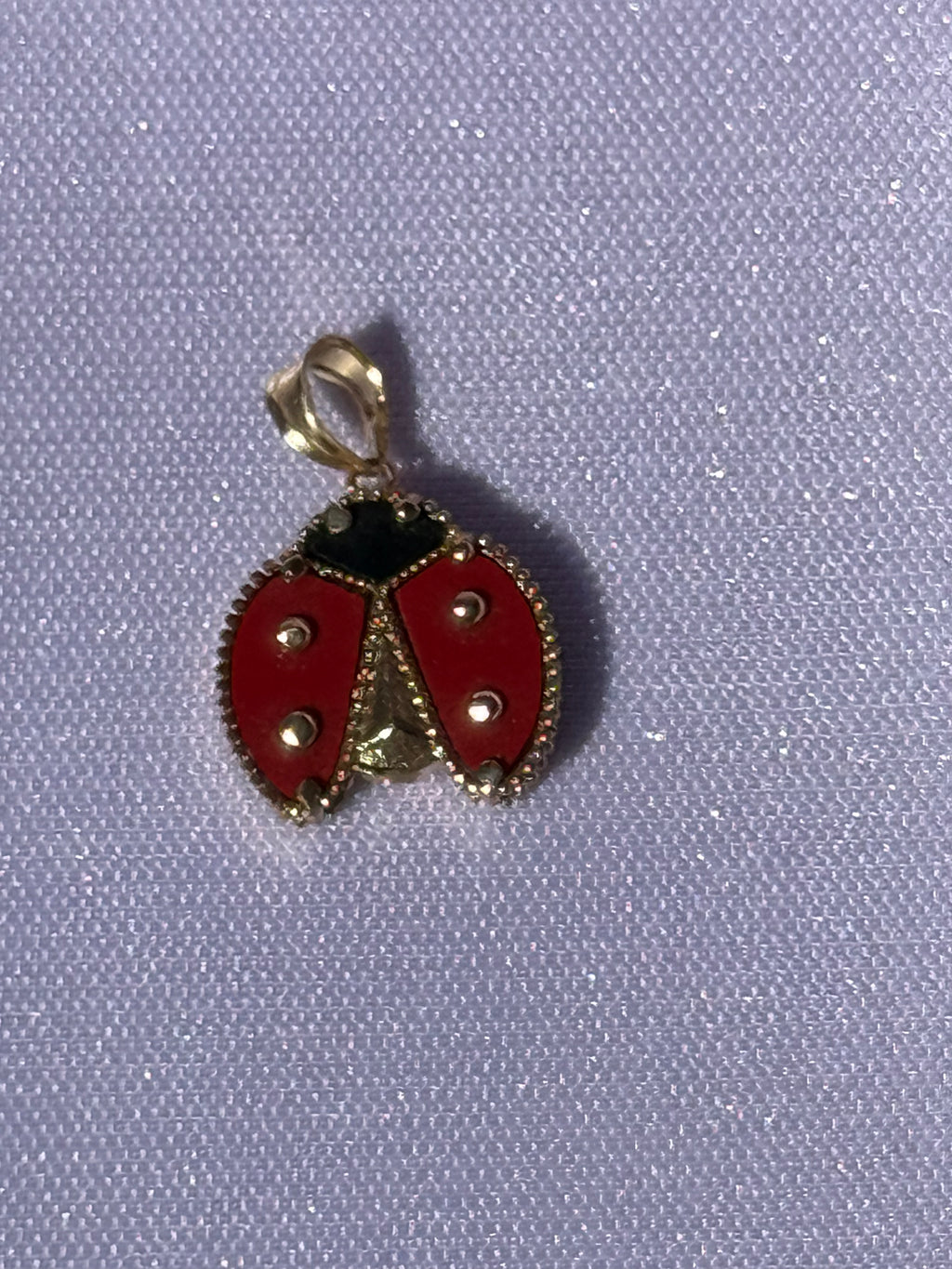 10K Gold Ladybug Pendant - .70”
