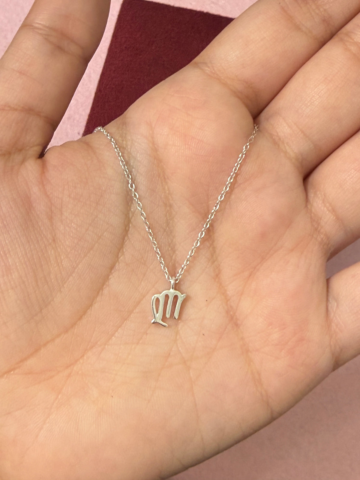 925 Sterling Silver Scorpio Zodiac Necklace – 18"