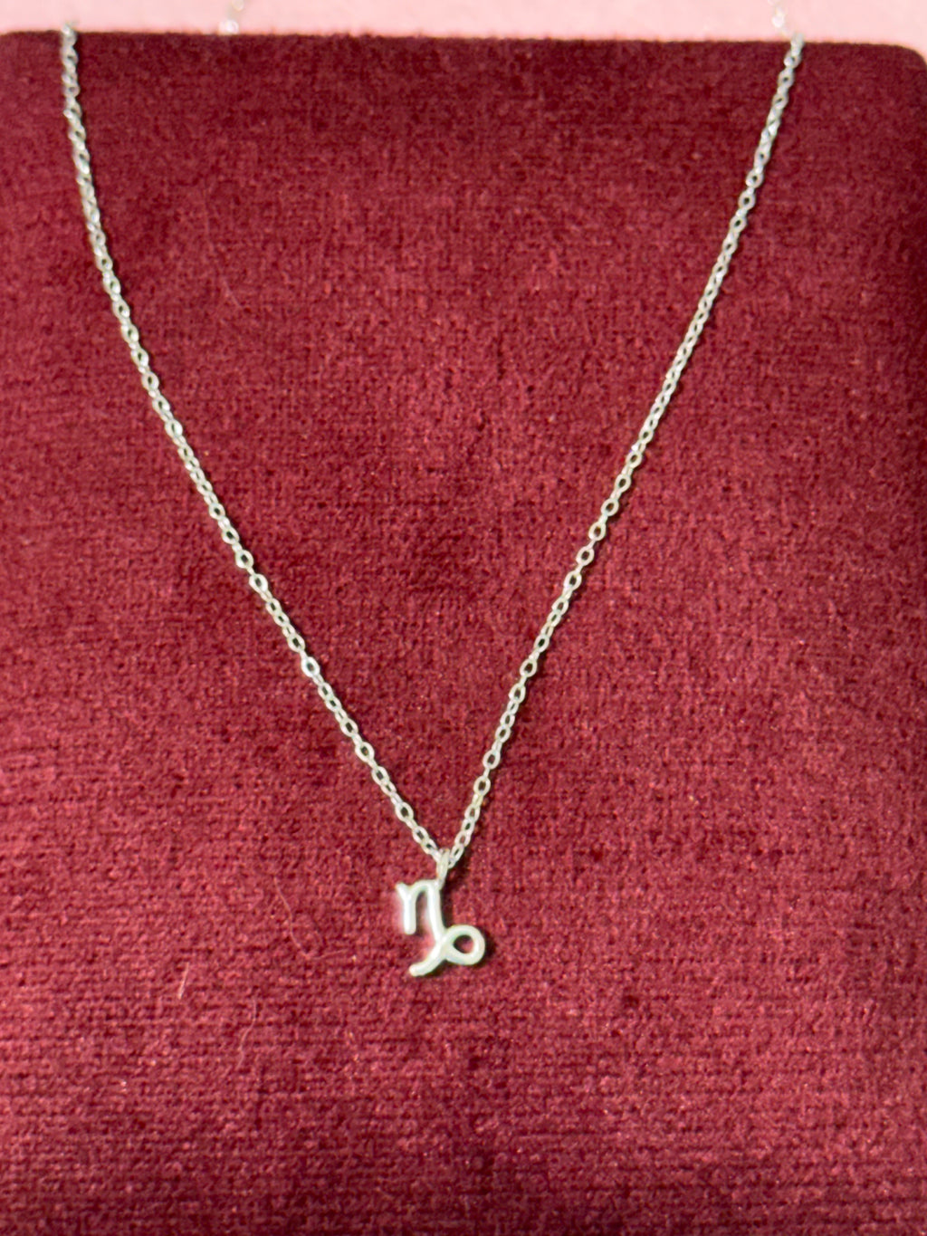 925 Sterling Silver Capricorn Zodiac Necklace – 18"