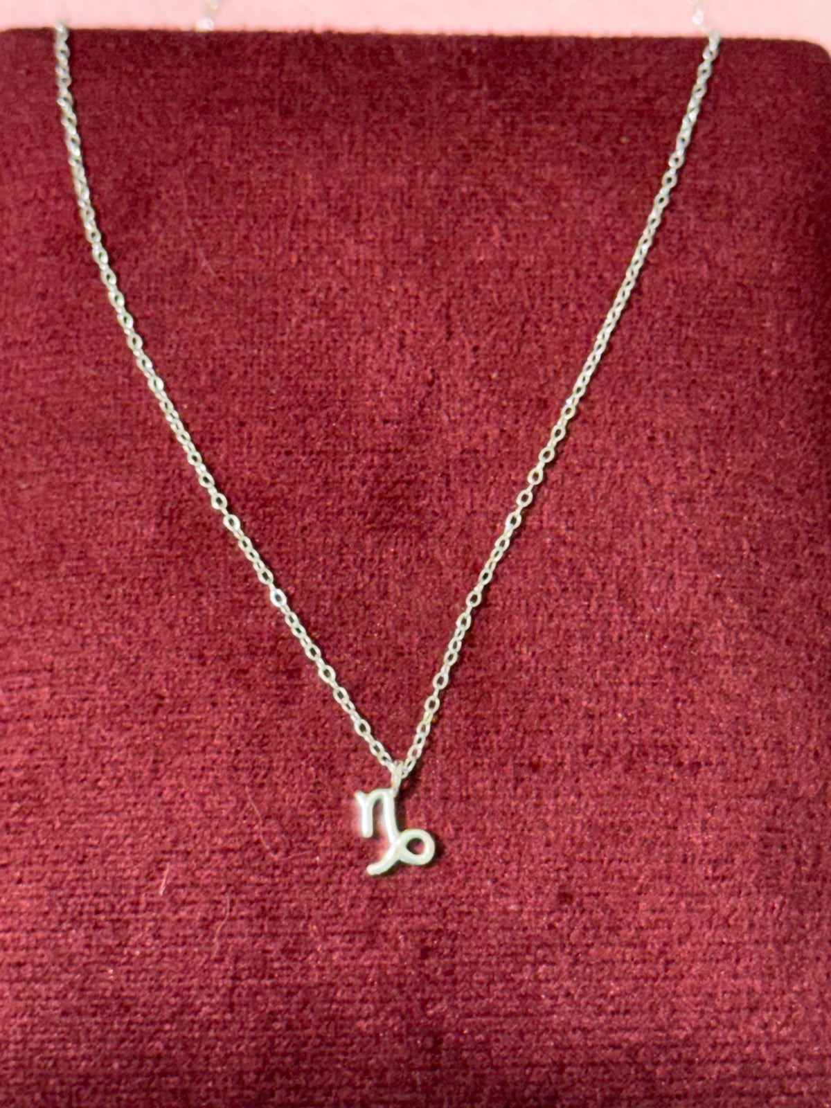 925 Sterling Silver Capricorn Zodiac Necklace – 18"