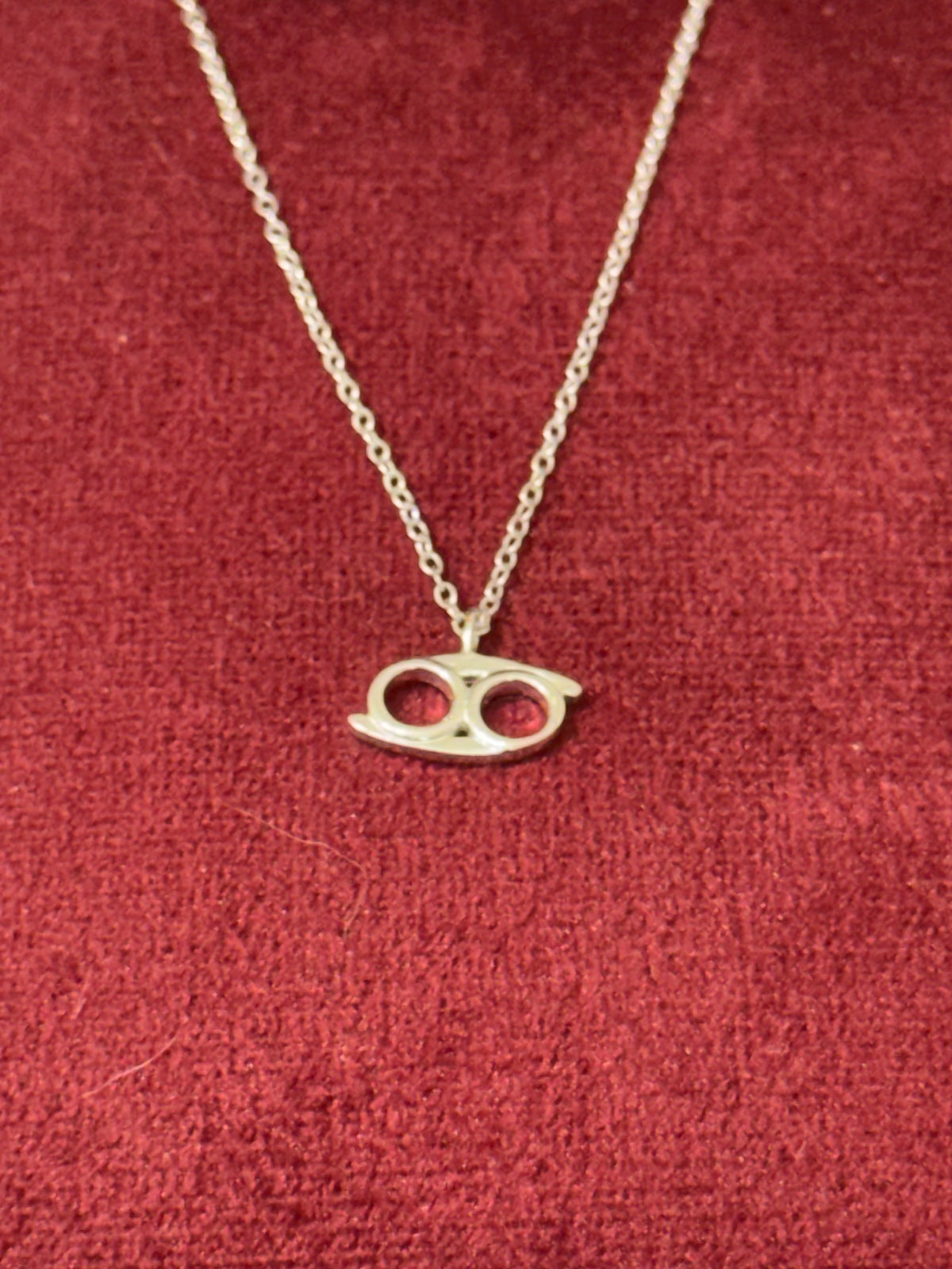 925 Sterling Silver Cancer Zodiac Necklace – 18"