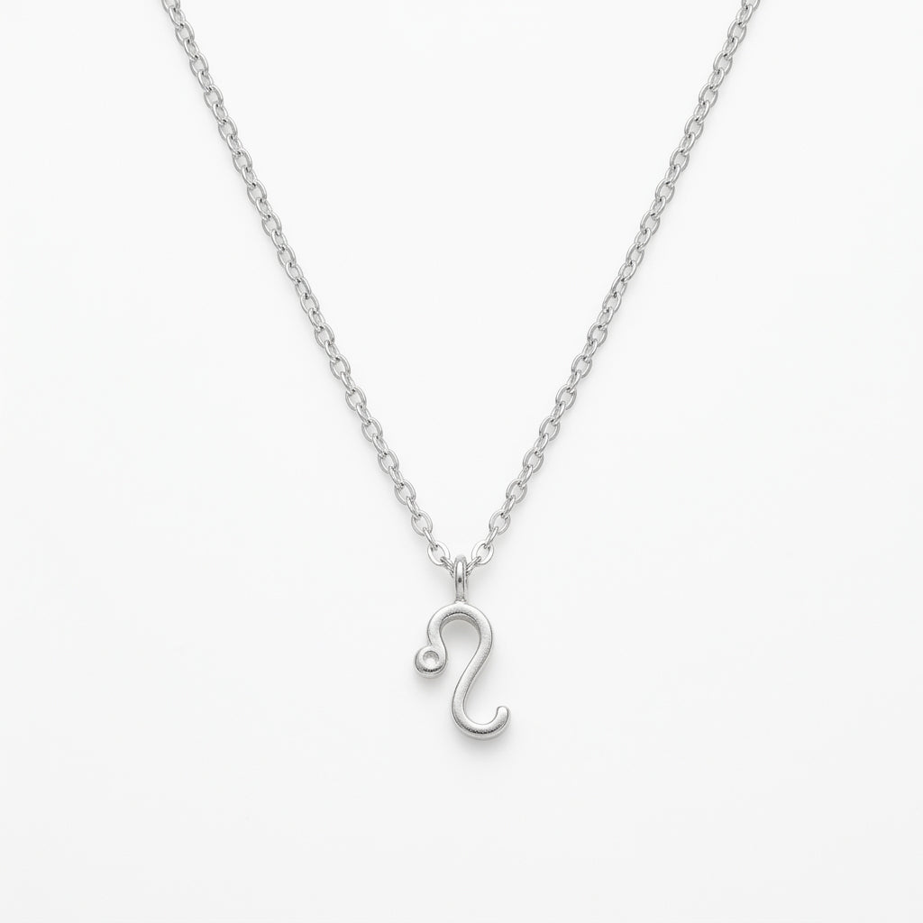 925 Sterling Silver Leo Zodiac Necklace – 18"