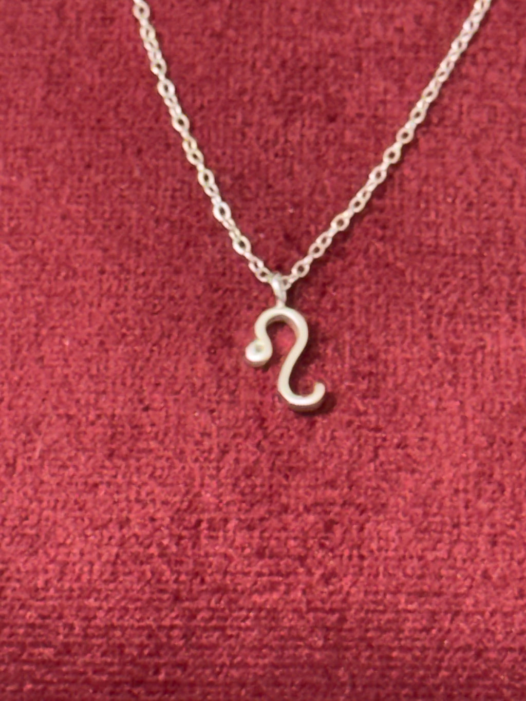 925 Sterling Silver Leo Zodiac Necklace – 18"