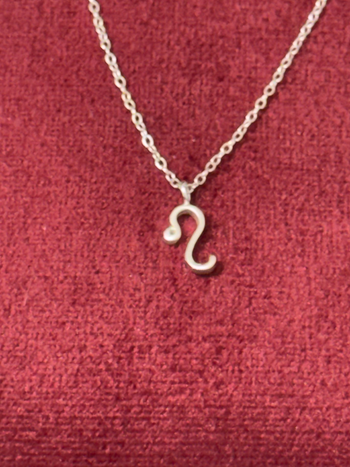 925 Sterling Silver Leo Zodiac Necklace – 18"