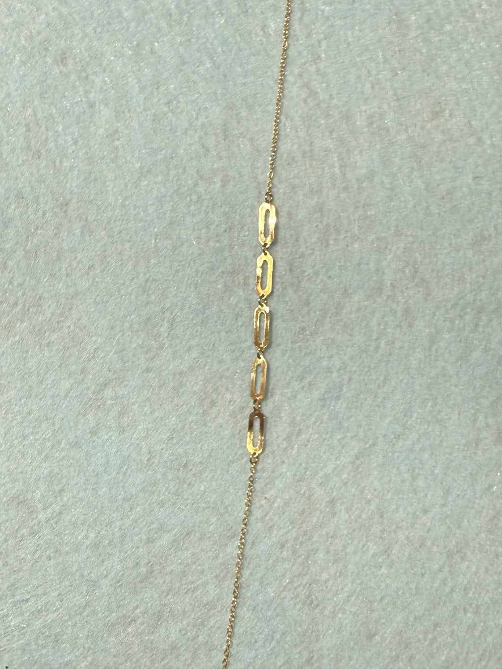 18K Yellow Gold Open Link Bracelet – 7.5”