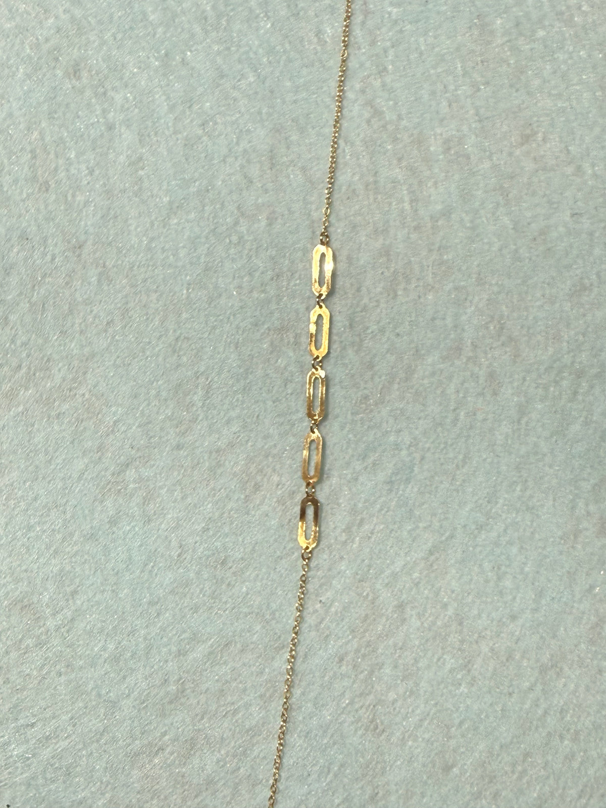 18K Yellow Gold Open Link Bracelet – 7.5”