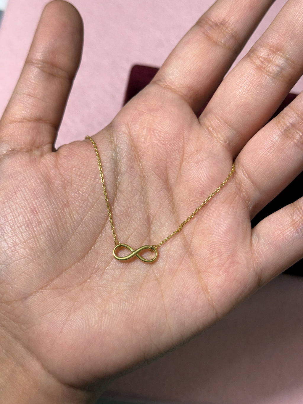 10K Yellow Gold Infinity Symbol Anklet – 9” + 1” Adjustable