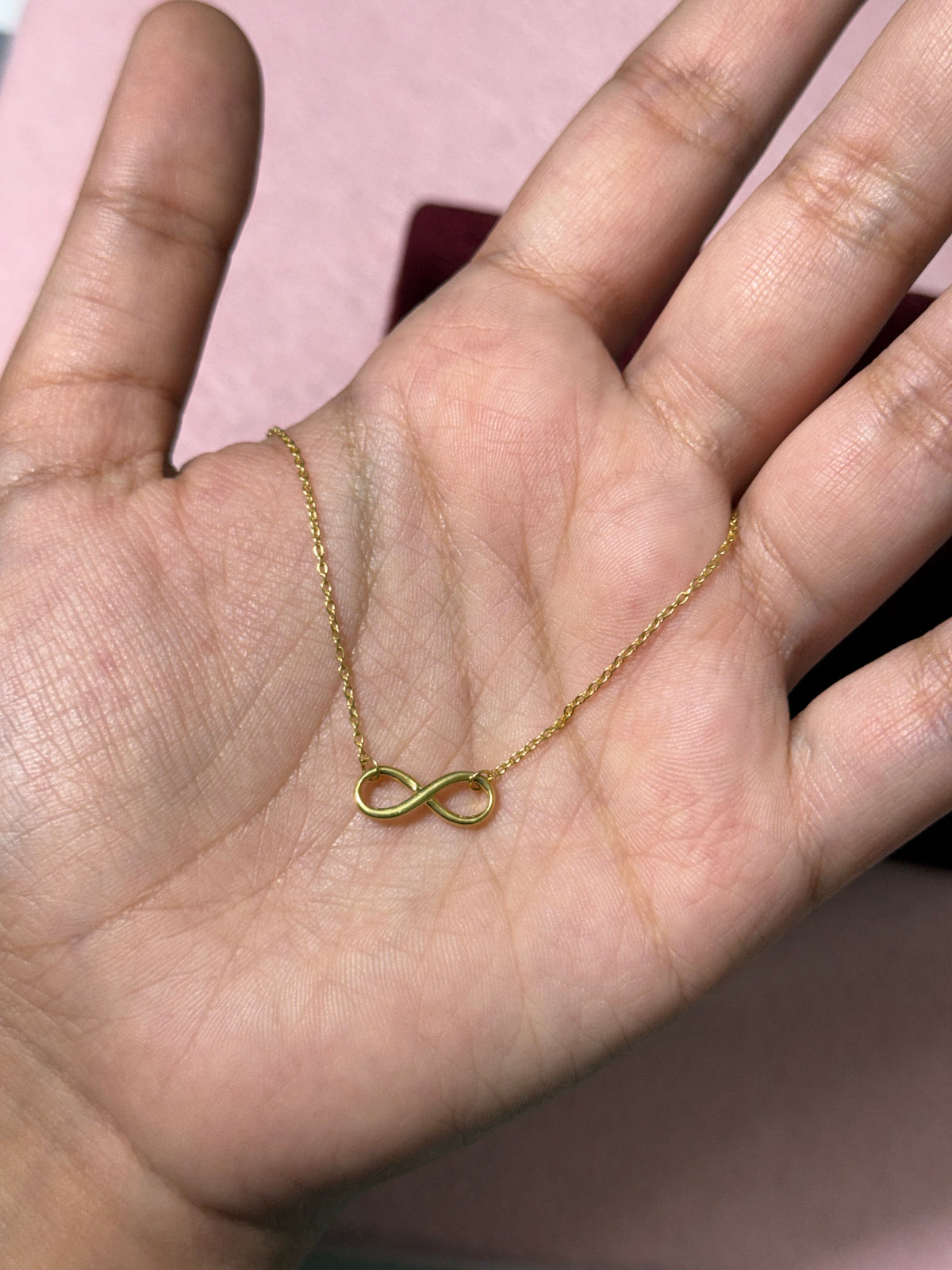 10K Yellow Gold Infinity Symbol Anklet – 9” + 1” Adjustable
