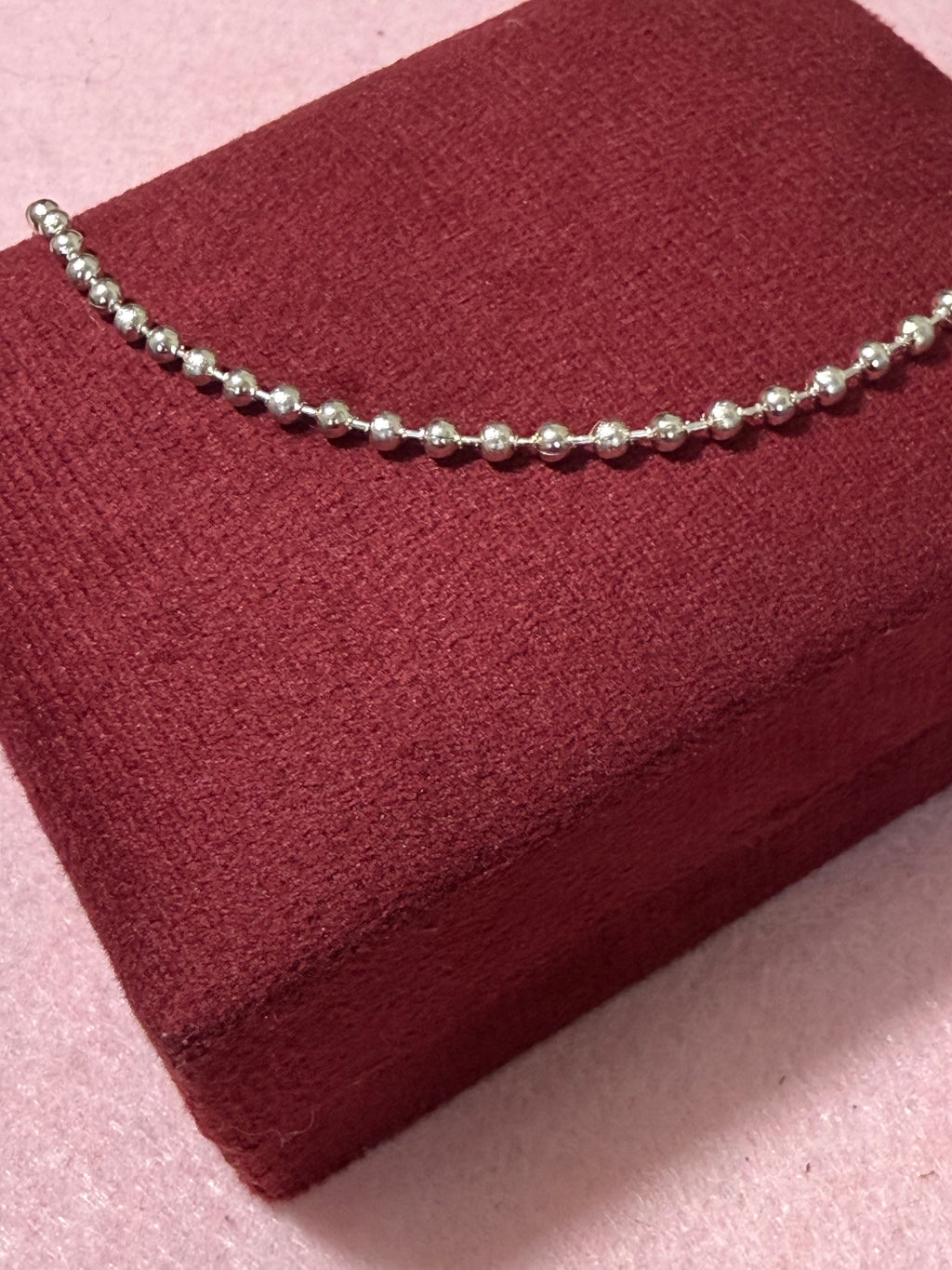 925 Sterling Silver Polished Beaded Bracelet – 8" Adjustable