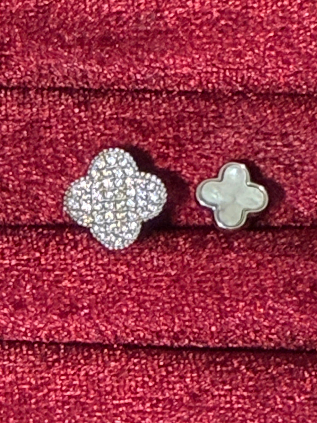 925 Sterling Silver Adjustable Double Flower Ring