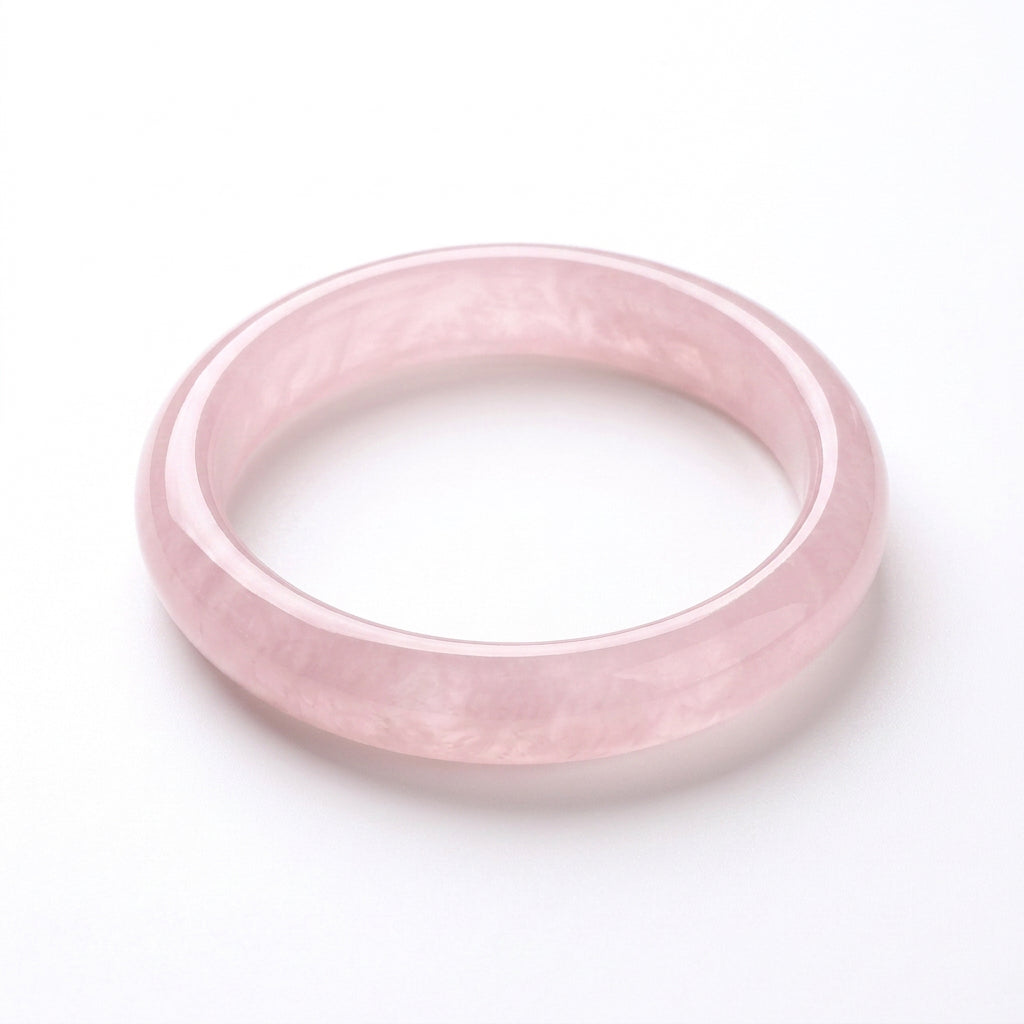 Pink Cat’s Eye Bangle – Medium/Large