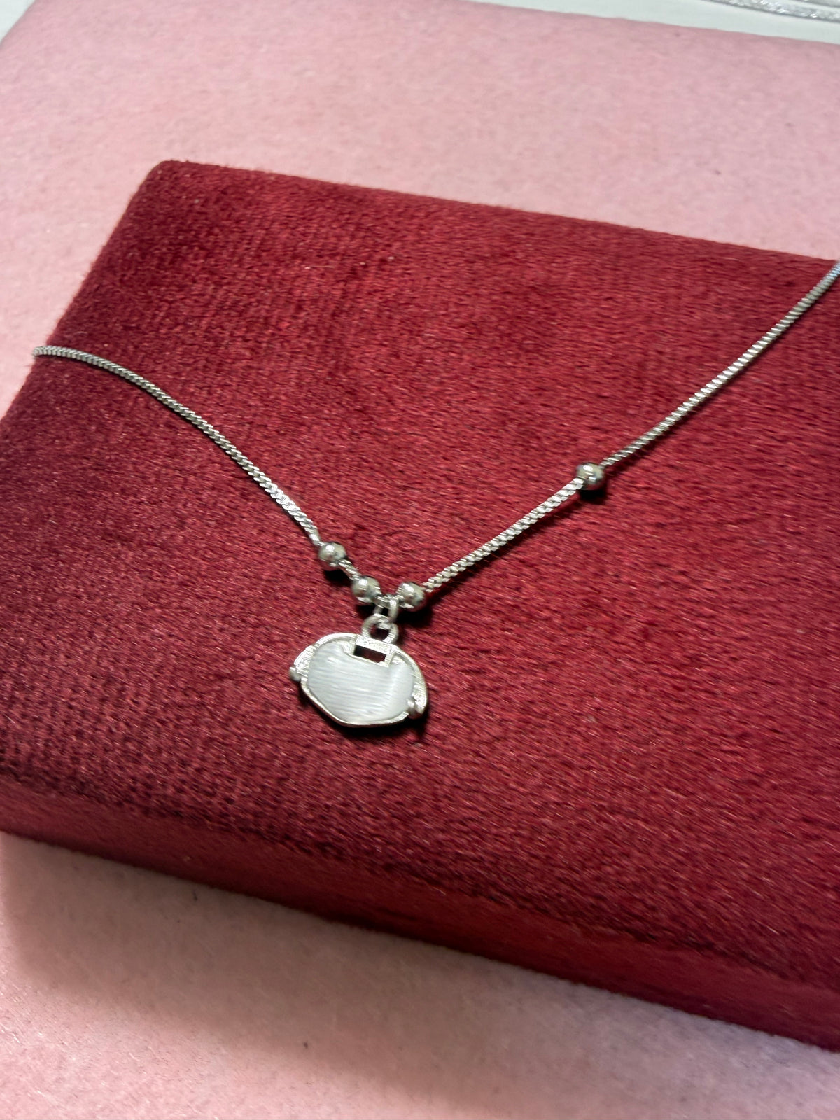925 Sterling Silver Heart Charm Anklet – Adjustable