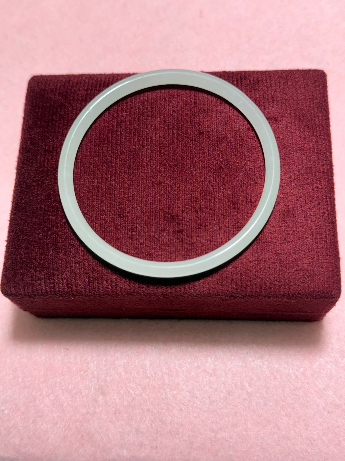 Green Jade-Style Slim Bangle Bracelet – 5 Color Options