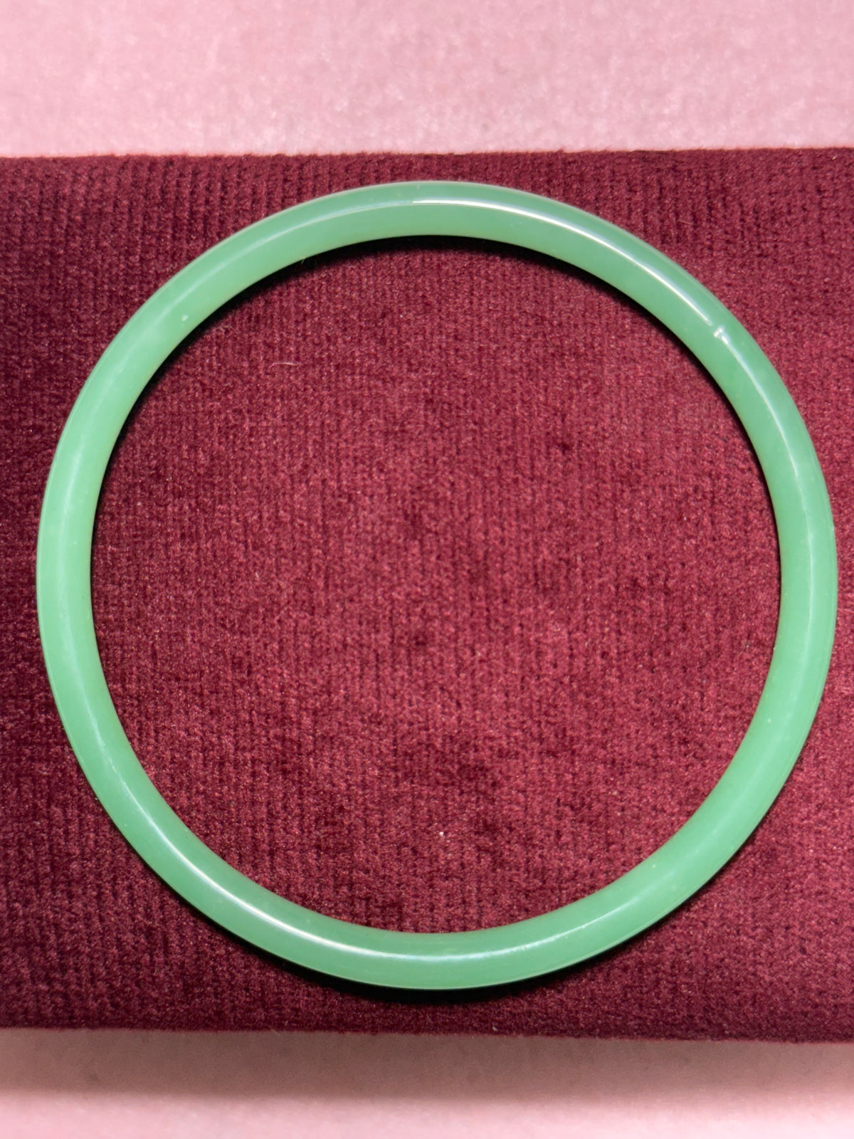 Green Jade-Style Slim Bangle Bracelet – 5 Color Options