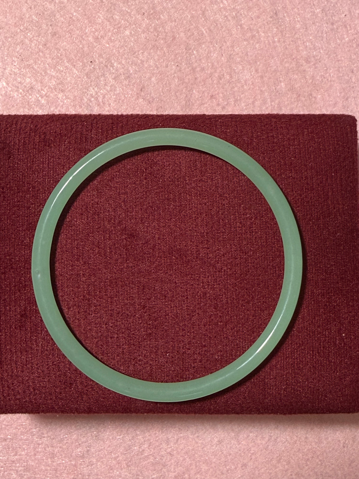 Green Jade-Style Slim Bangle Bracelet – 5 Color Options