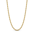 14K Gold Semi-Solid Rope Chain Necklace – 22” | 2mm