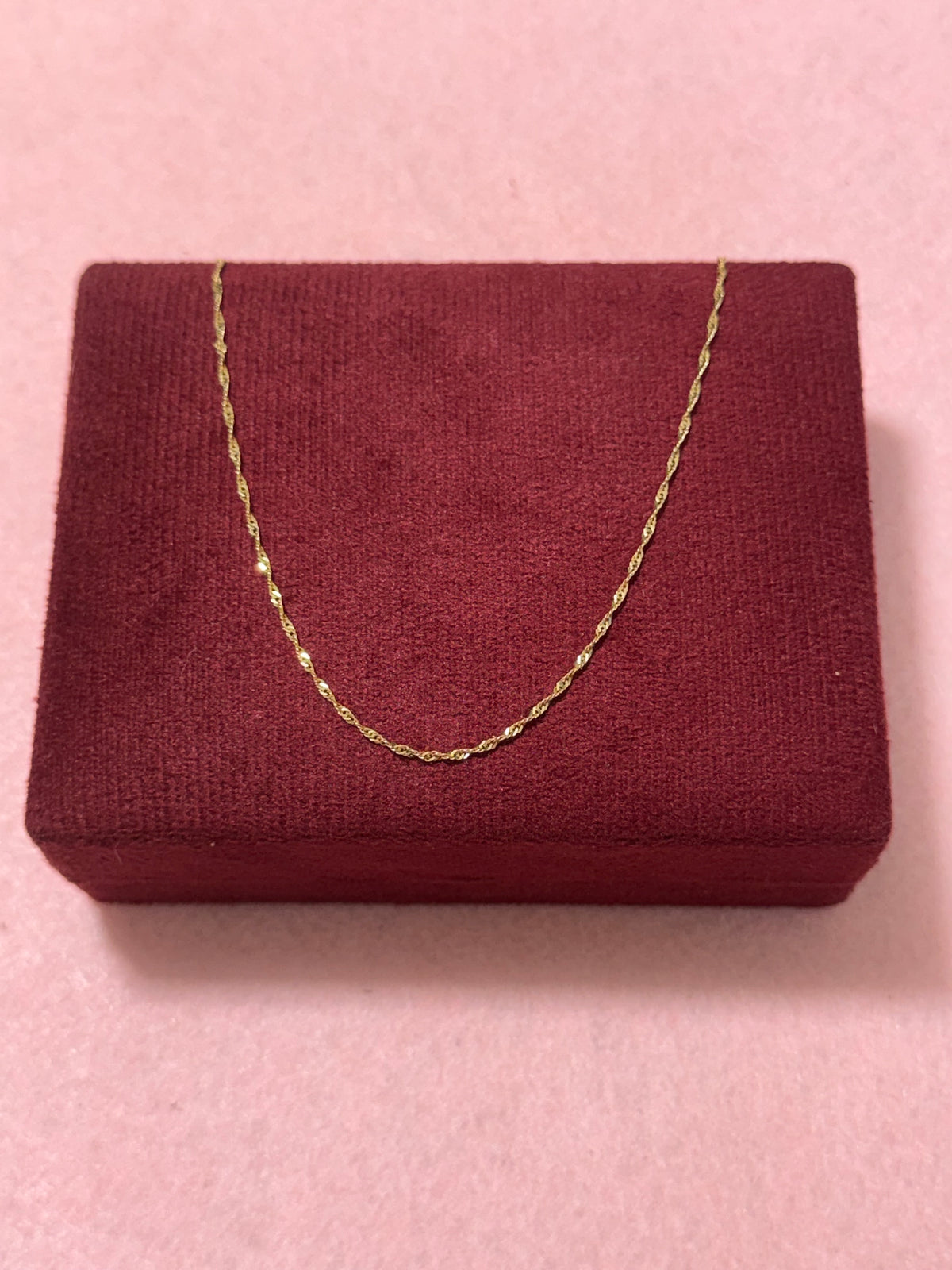 10K Gold Diamond-Cut Singapore Chain – 20” | 1.1mm