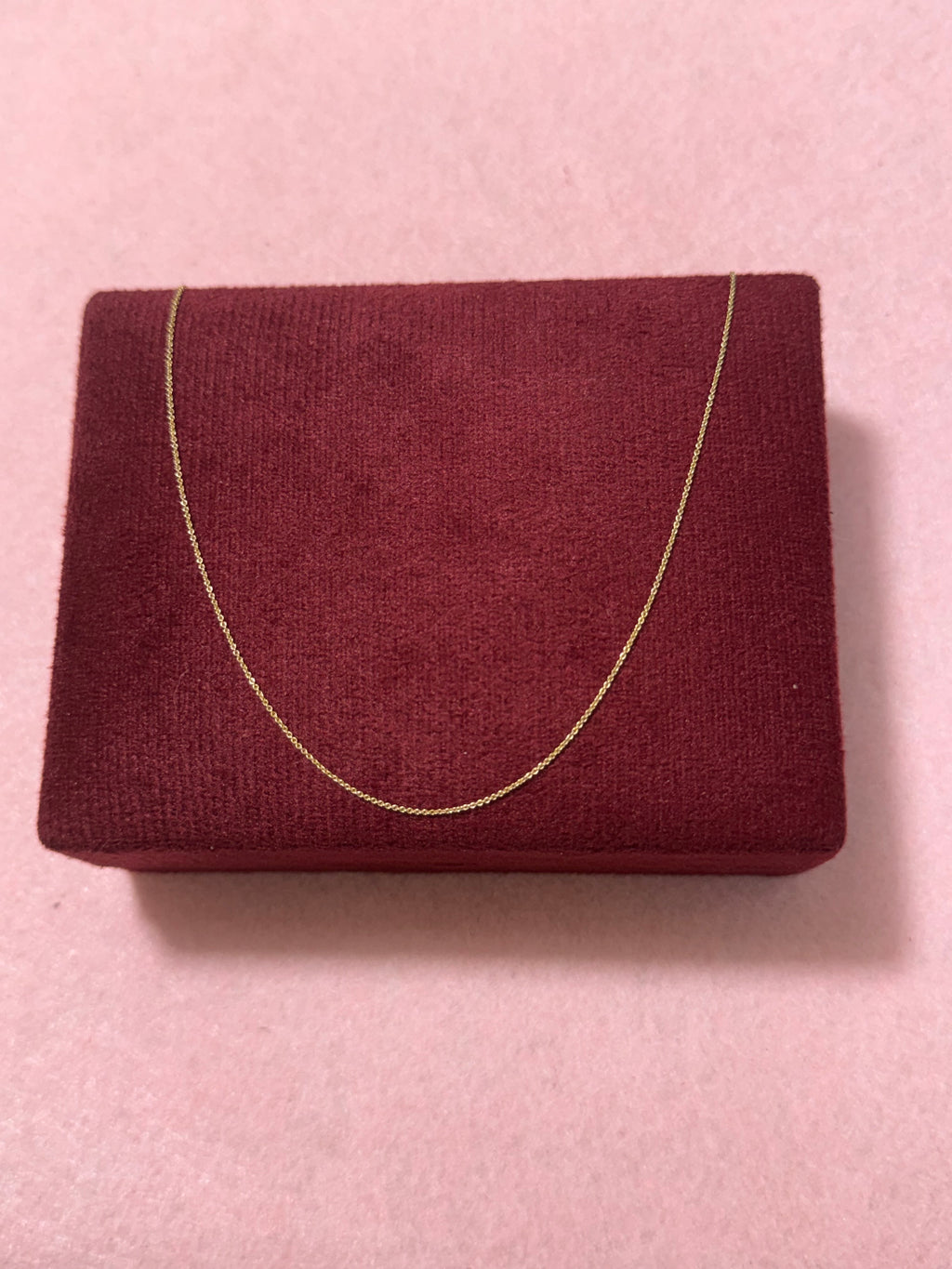10K Solid Gold Cable Chain – 20” | 0.7mm