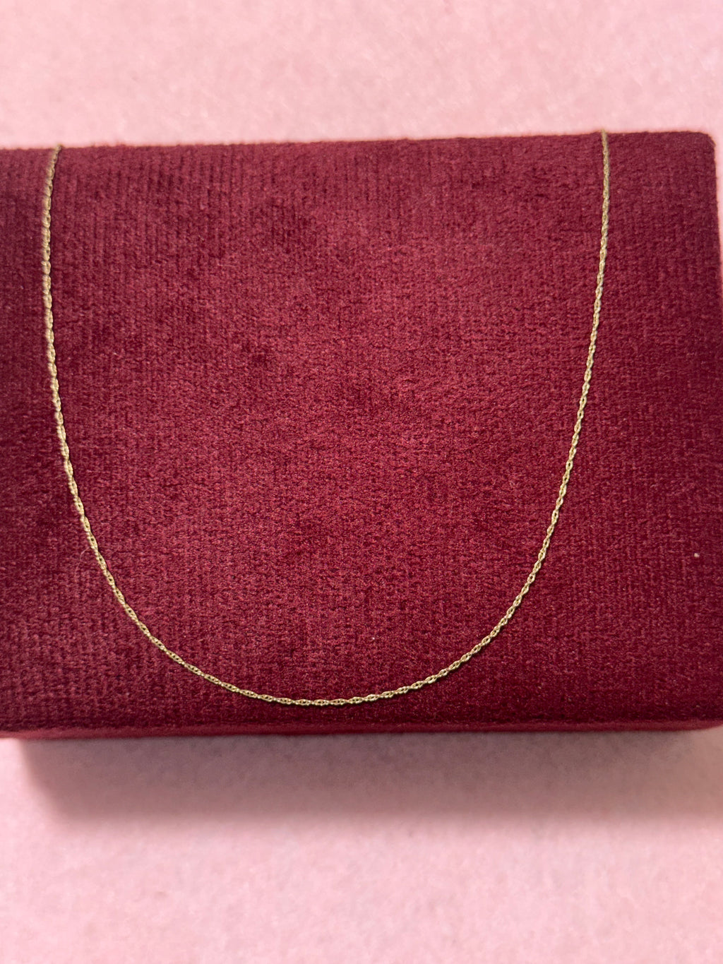10K Gold Fine Chain – 20” | 0.6mm