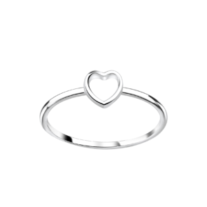 Silver Heart Ring - 7