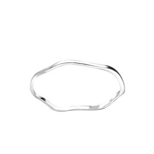 Silver Wave Ring - 6