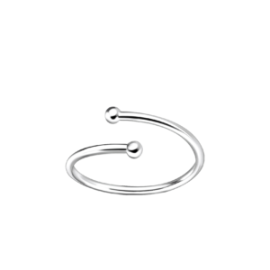 Silver Ball Toe Ring