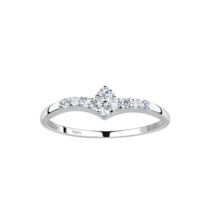 Silver Geometric Ring - 6