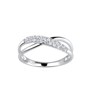 Silver Twisted Ring - 5