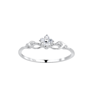 Silver Flower Ring - 8