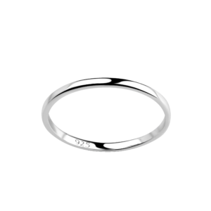 1.5mm Silver Band Ring - 7