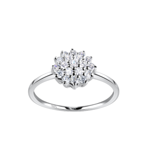 Silver Flower Ring - 5