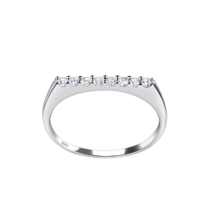 Silver Bar Ring - 7